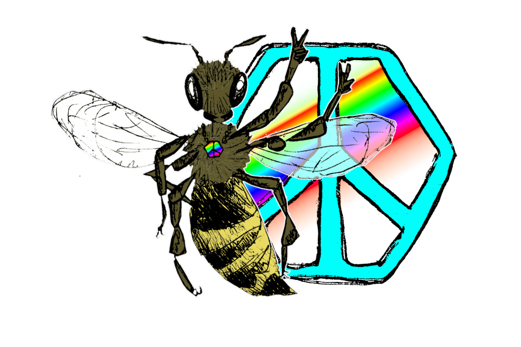 logo Bee Hippiezzz