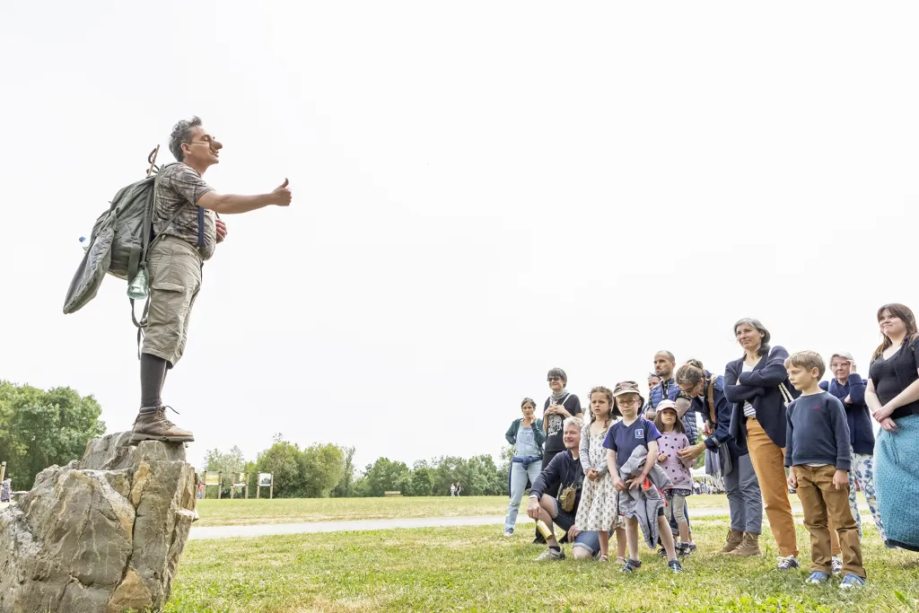 Lac de Maine Angers : Les Amuseurs des arbres © Louis-Marie Préau
